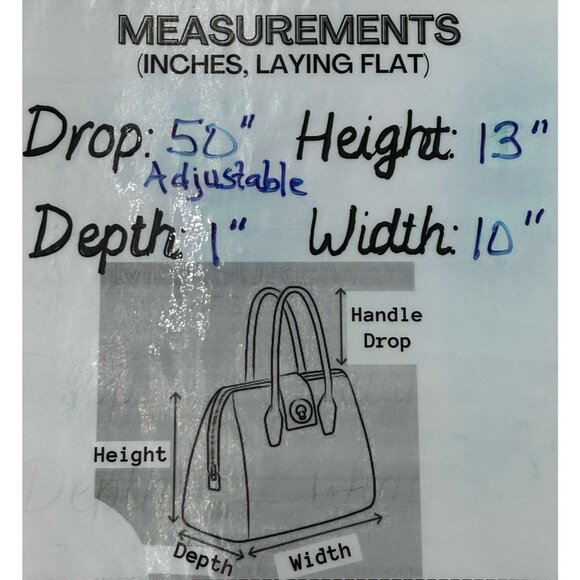 Avorio Crossbody Bag Womens Brown Leather Made in Italy Adj Strap 13"x10"x1" Y2K - Picture 6 of 9